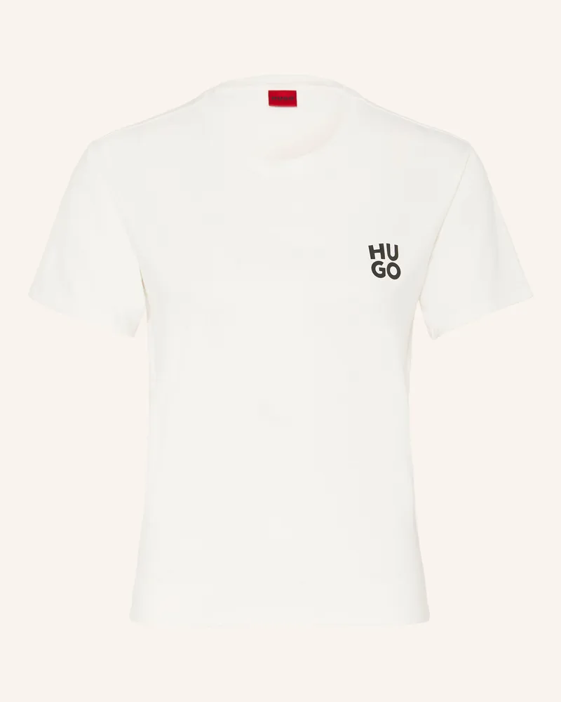 HUGO BOSS Schlafshirt Night weiss Ecru
