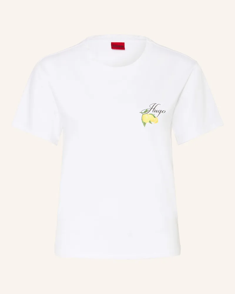 HUGO BOSS Schlafshirt Night weiss Ecru