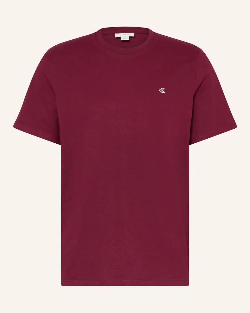 Calvin Klein T-Shirt rot Dunkelrot