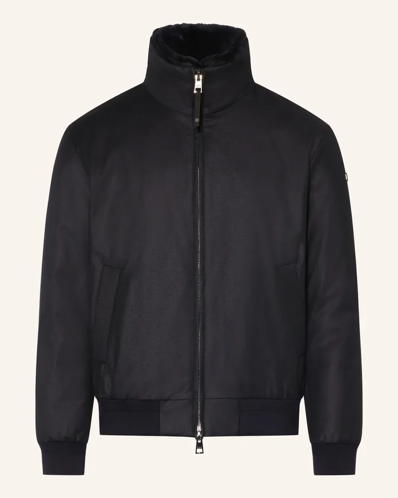DUNO Daunenblouson Onorio Levico Mit Abnehmbarem Kragen blau Dunkelblau