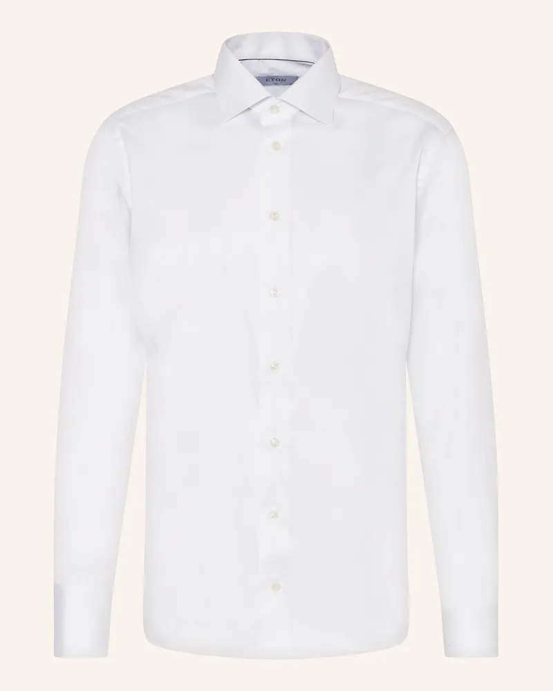 Eton Hemd Slim Fit weiss Weiss