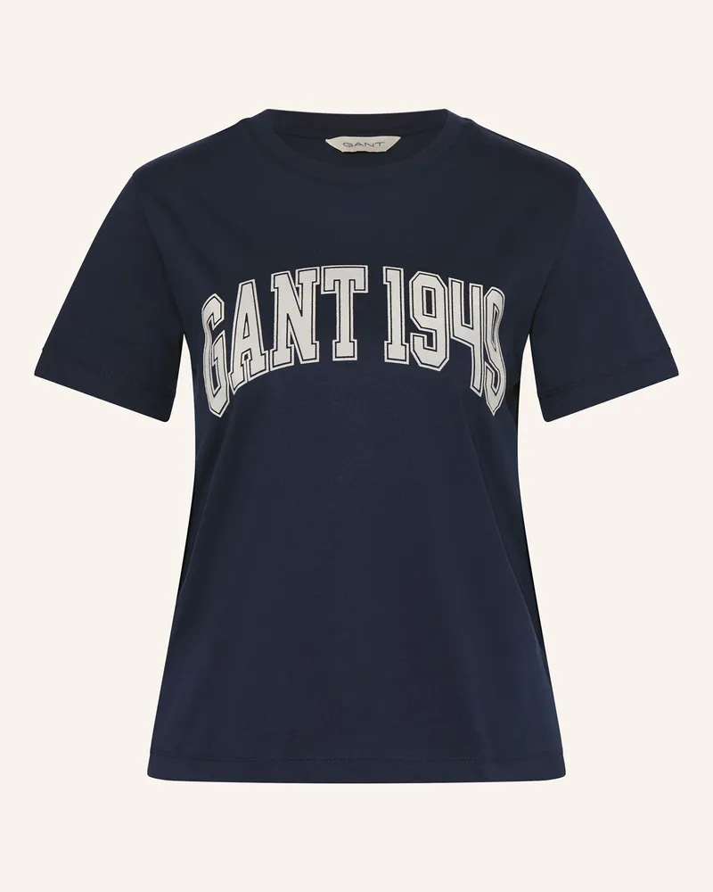 Gant T-Shirt blau Dunkelblau