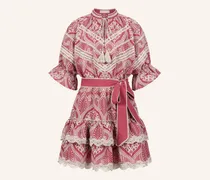 Minikleid mit Bindegürtel