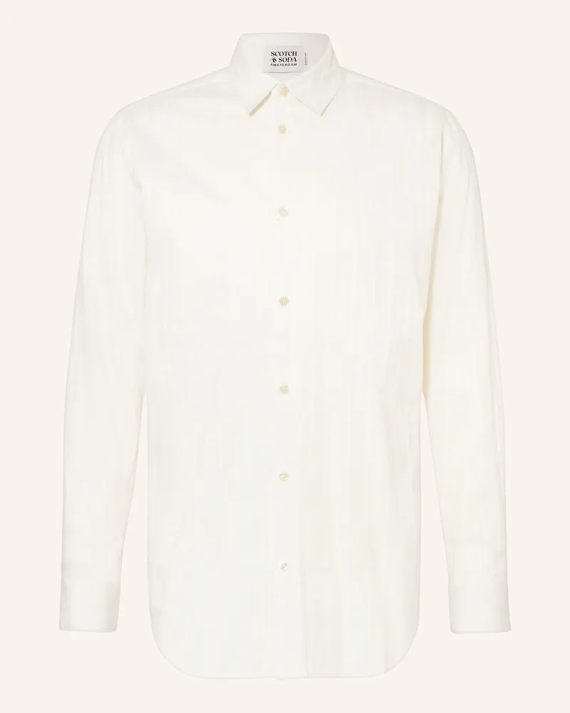 Scotch&Soda Hemd Regular Fit Weiss