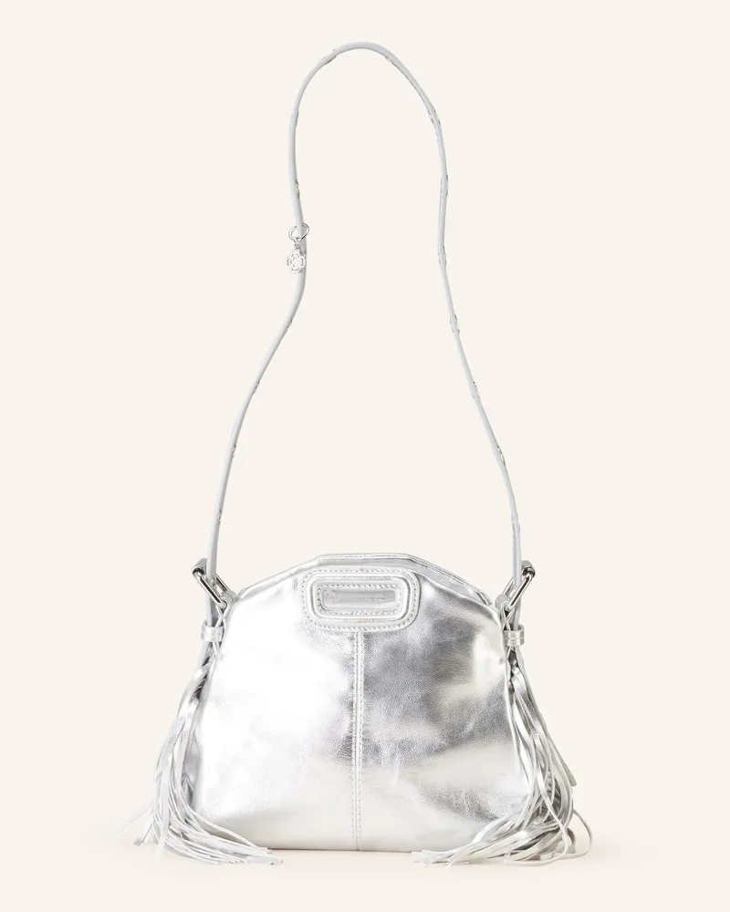 Maje Umhängetasche Silber