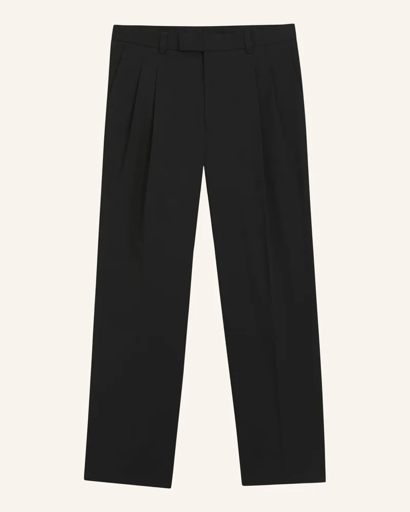 HUGO BOSS Business Hose C-Pat-Dpl-263 Relaxed Fit schwarz Schwarz