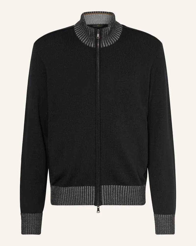 Paul & Shark Strickjacke Schwarz