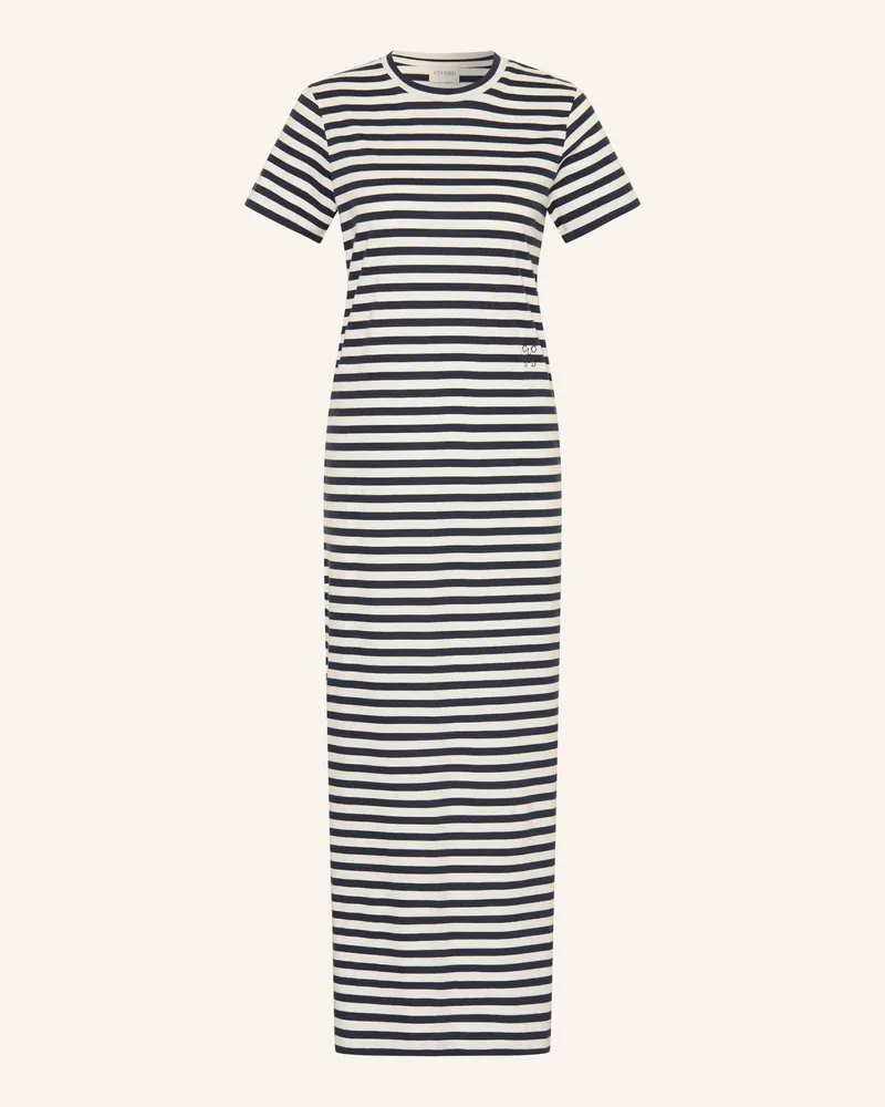 Closed Jerseykleid blau Weiss