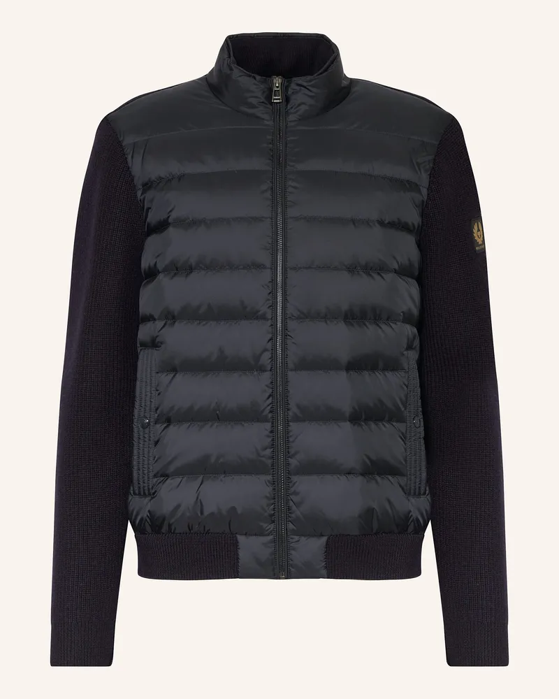 Belstaff Lightweight-Daunenjacke Circuiteer Im Materialmix blau Dunkelblau