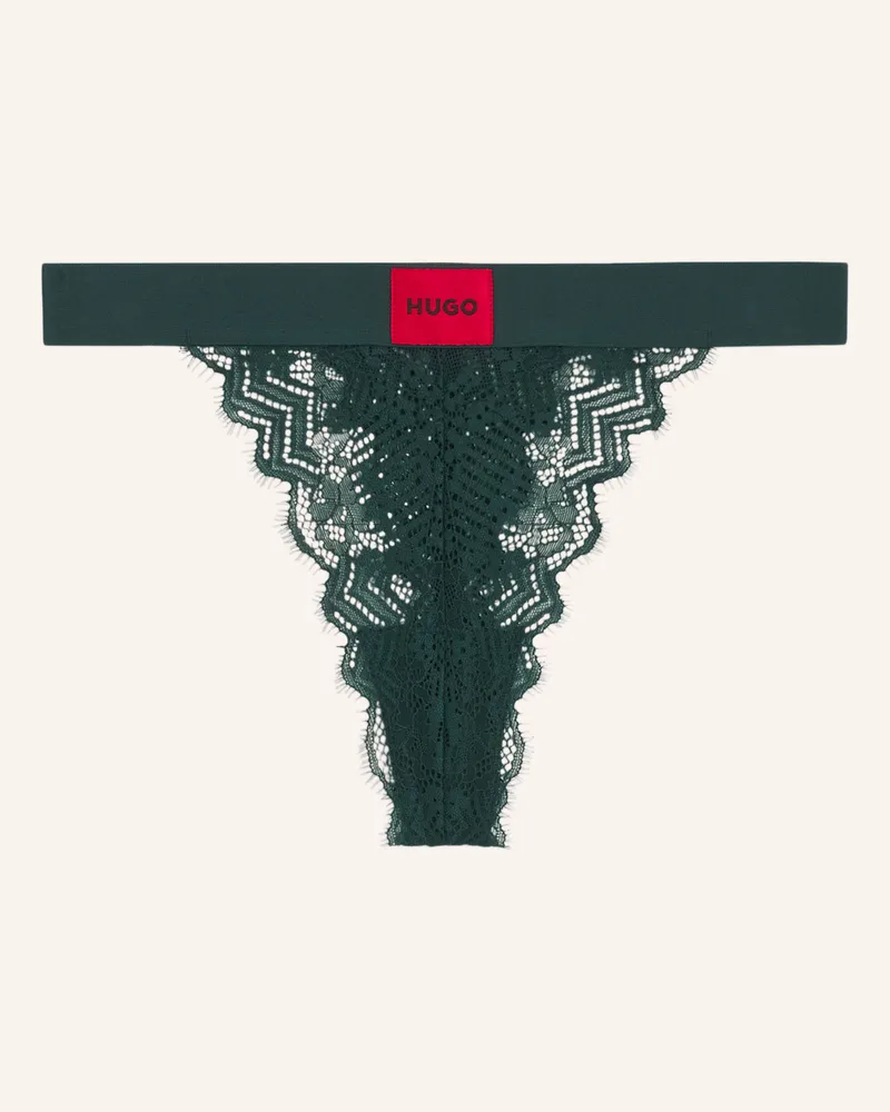 HUGO BOSS Slip STRING RL LACE Dunkelgrün