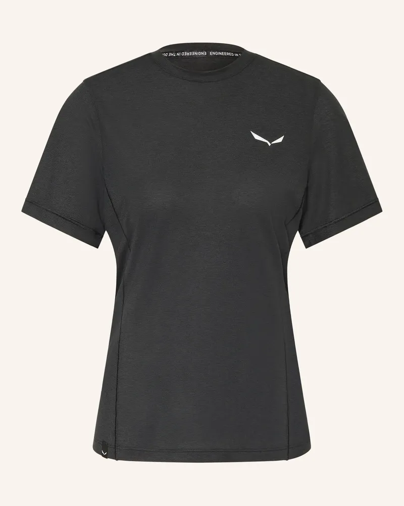 Salewa T-Shirt PUEZ DRY'TON Schwarz