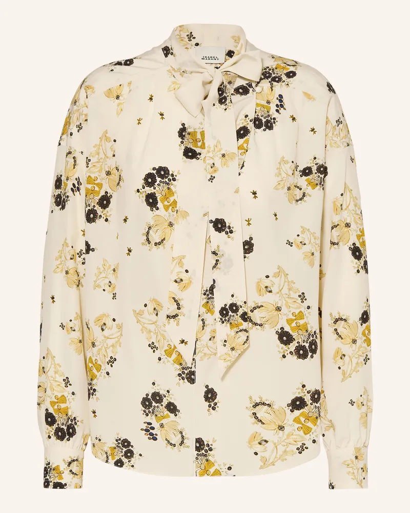 Isabel Marant Schluppenbluse Fedry Mit Seide weiss Ecru