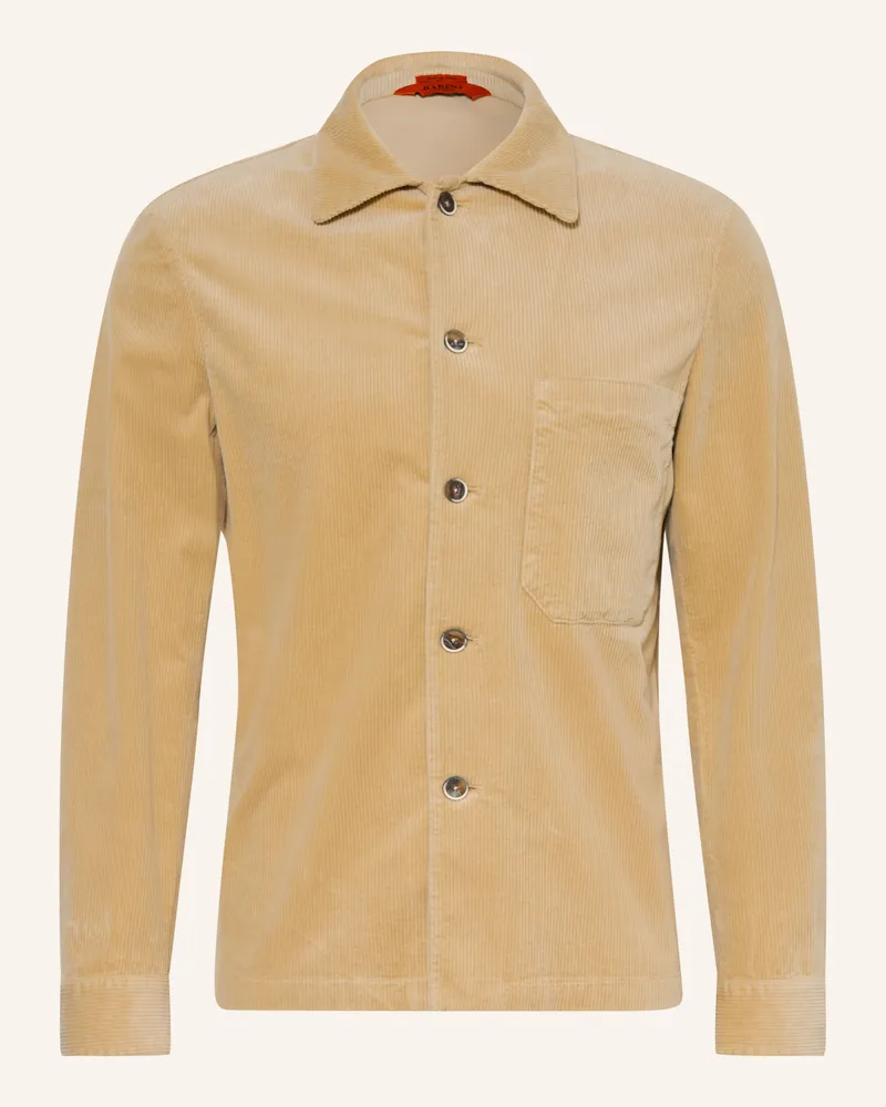 BARENA Cord-Overshirt Cedrino beige Beige