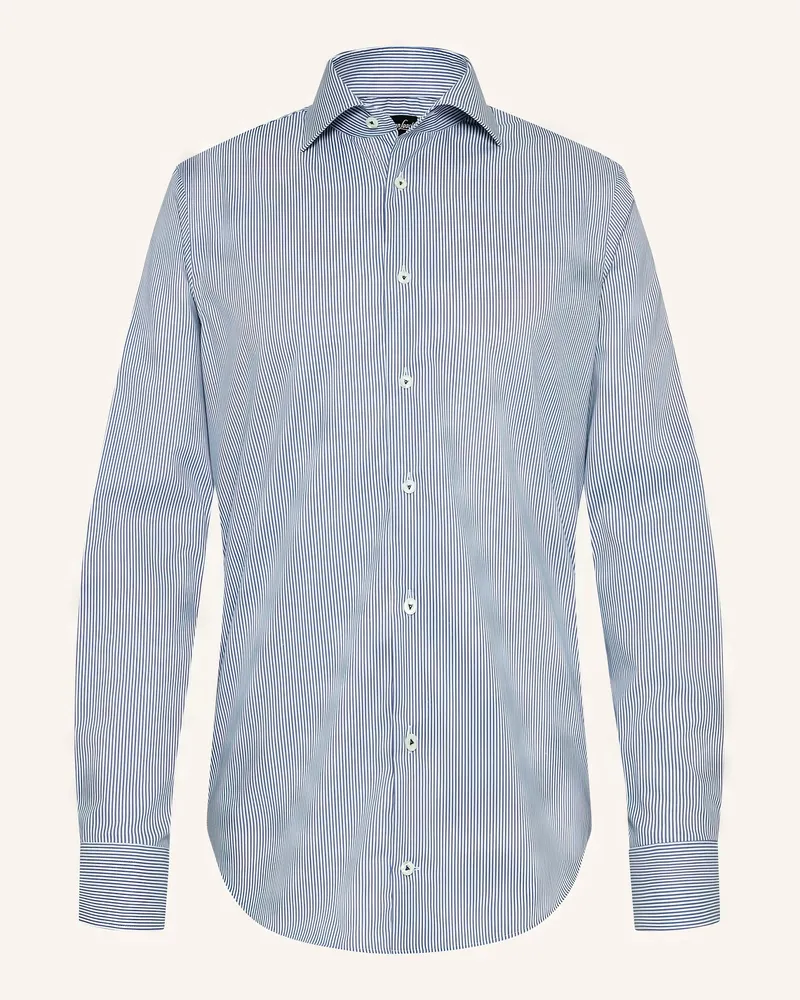 van Laack Hemd Slim Fit blau Dunkelblau