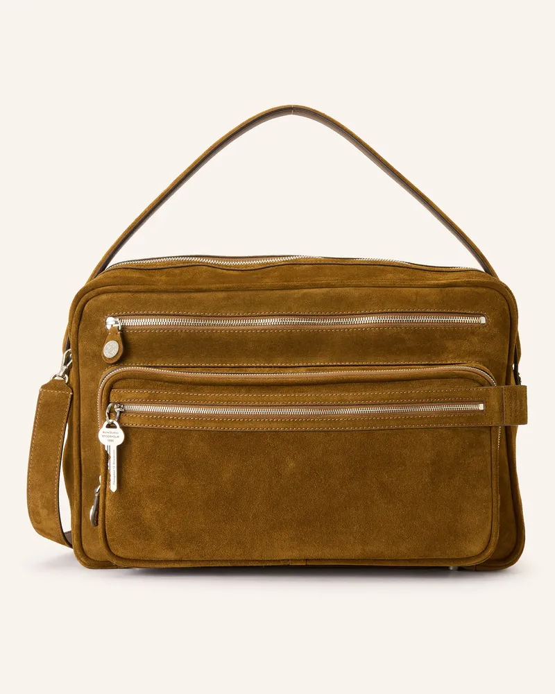 Acne Studios Umhängetasche braun Cognac