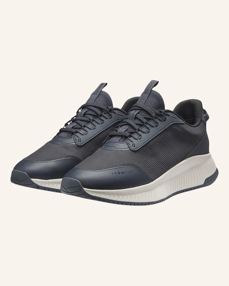 HUGO BOSS Sneaker Ttnm Evo_Runn_Nrsgtx blau Dunkelblau