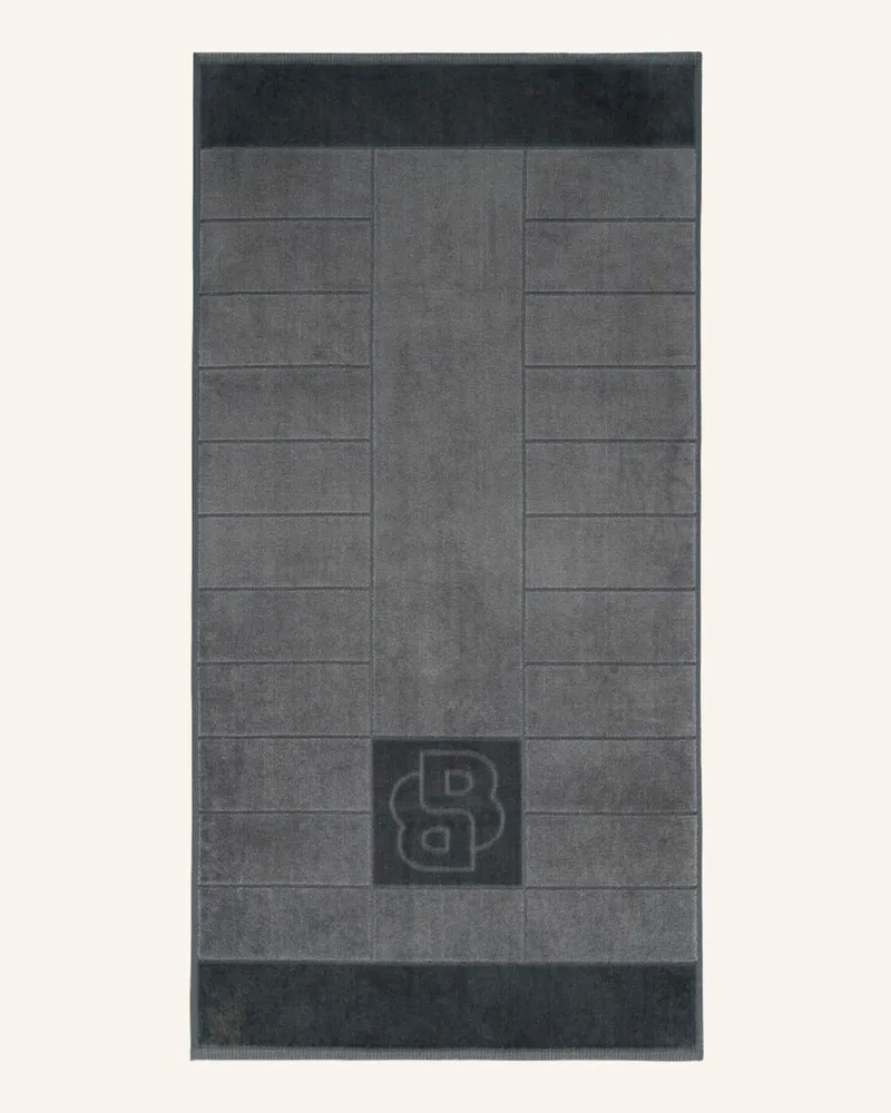HUGO BOSS Handtuch DOUBLEB Dunkelgrau