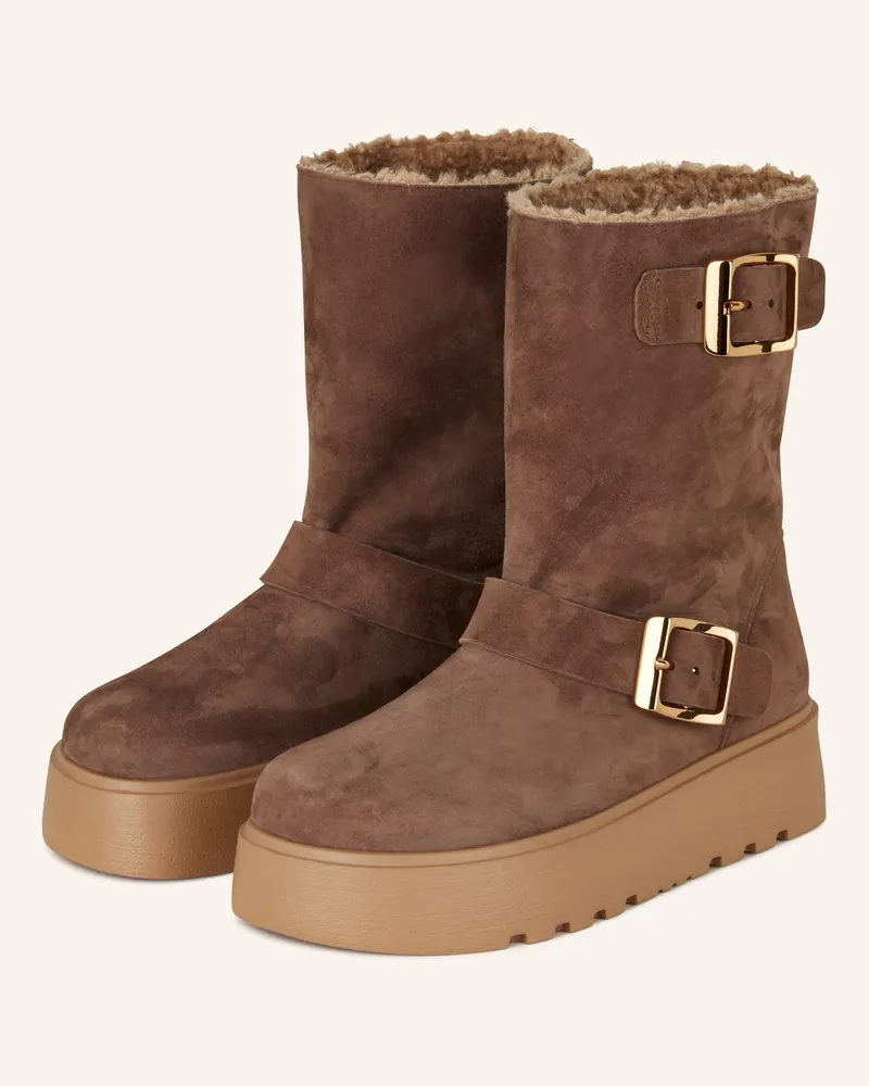 Casadei Plateau-Boots ALE Dunkelbraun