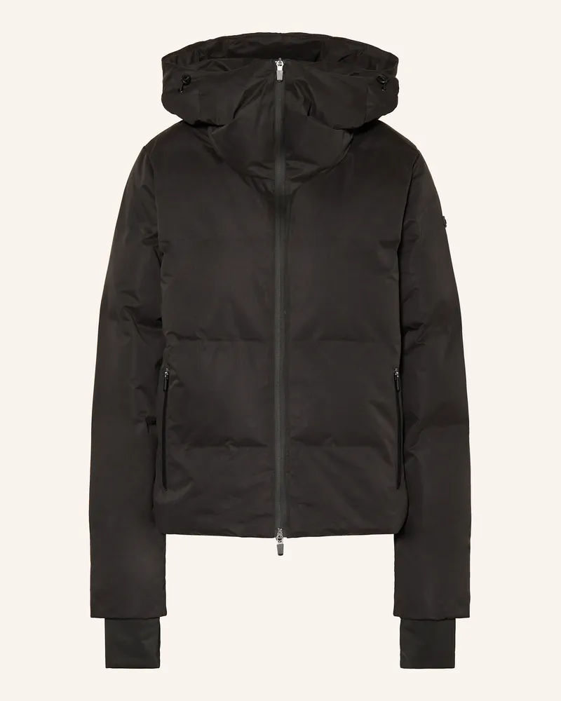 Mrs & HUGS Skijacke schwarz Schwarz