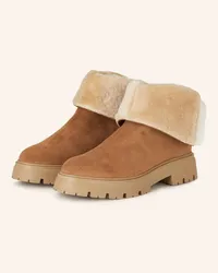 Darling Harbour Plateau-Boots LAIKA - HELLBRAUN Beige