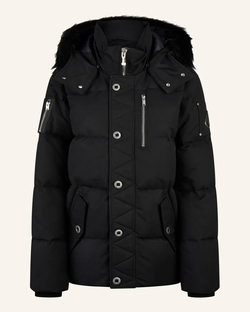 Moose Knuckles Daunenjacke Original 3q schwarz Schwarz