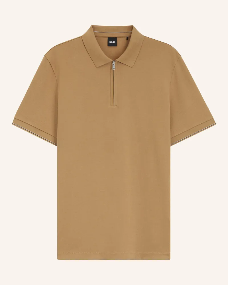 HUGO BOSS Polo C-Pei 90 Regular Fit beige Beige