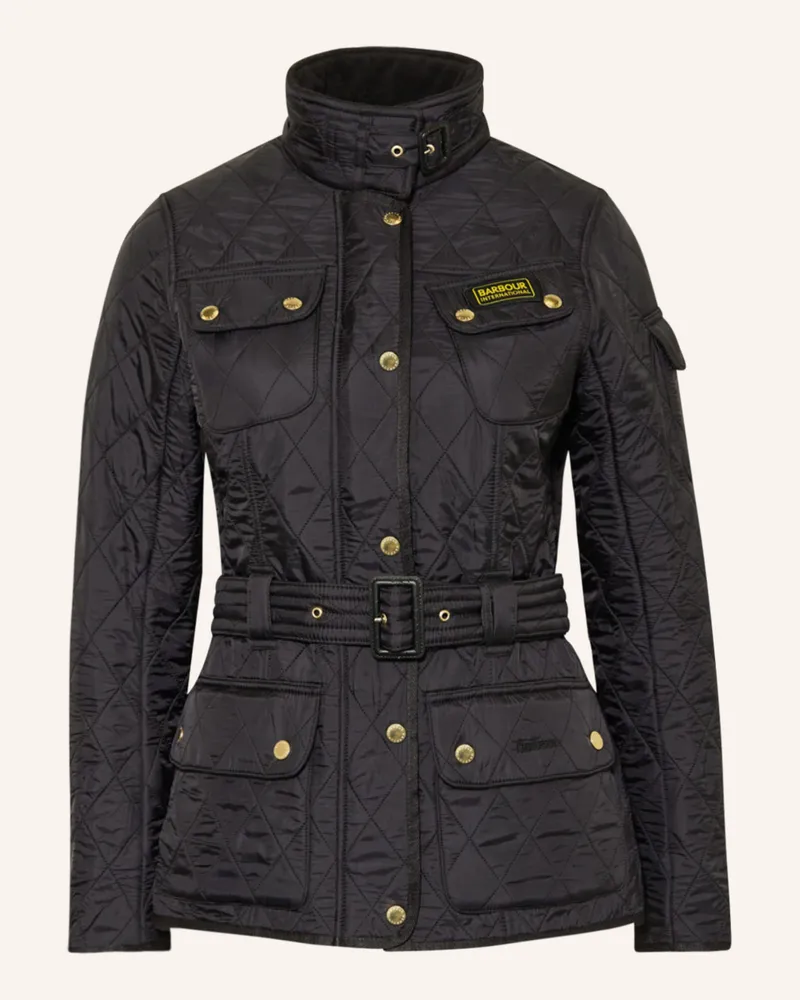 Barbour Steppjacke POLARQUILT Schwarz