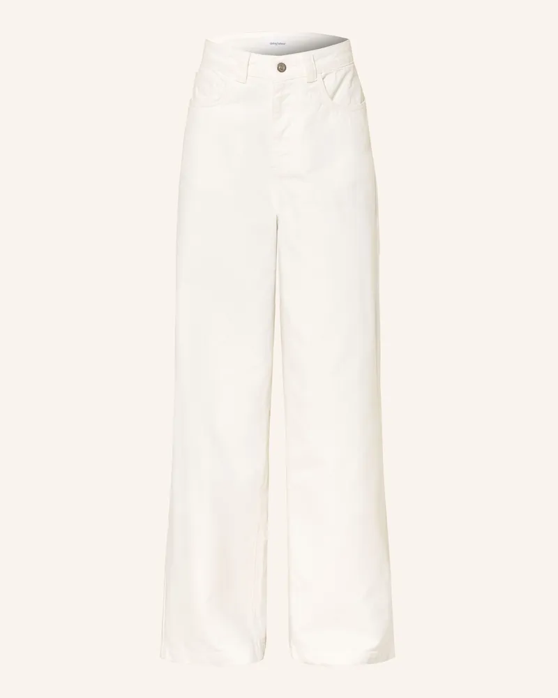 Darling Harbour Wide Leg Jeans weiss Offwhite