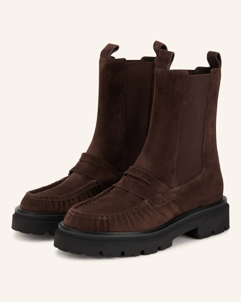 Kennel & Schmenger Chelsea-Boots braun Dunkelbraun