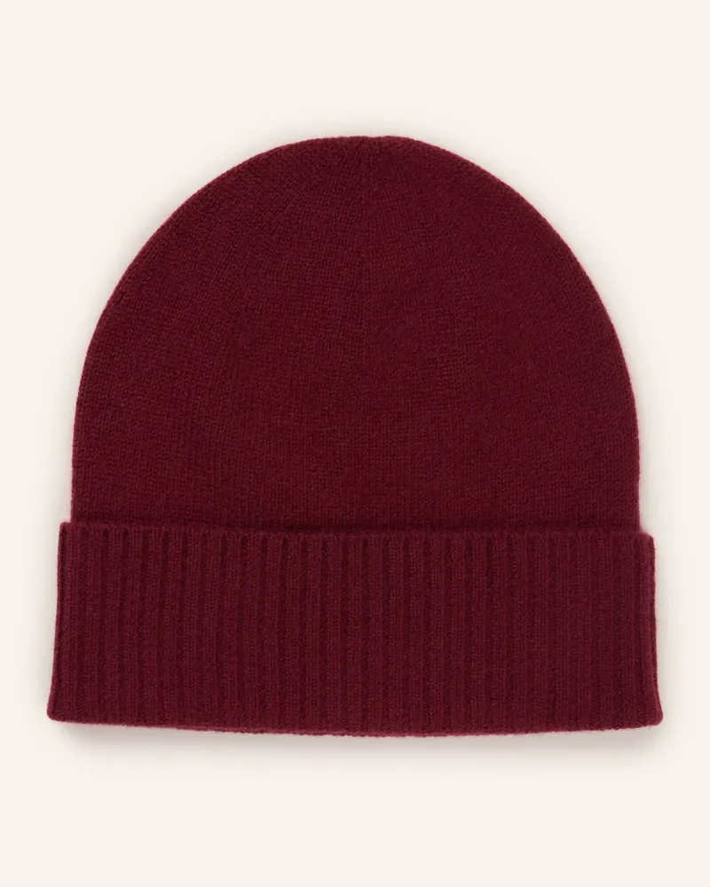 Darling Harbour Cashmere-Mütze rot Bordeaux