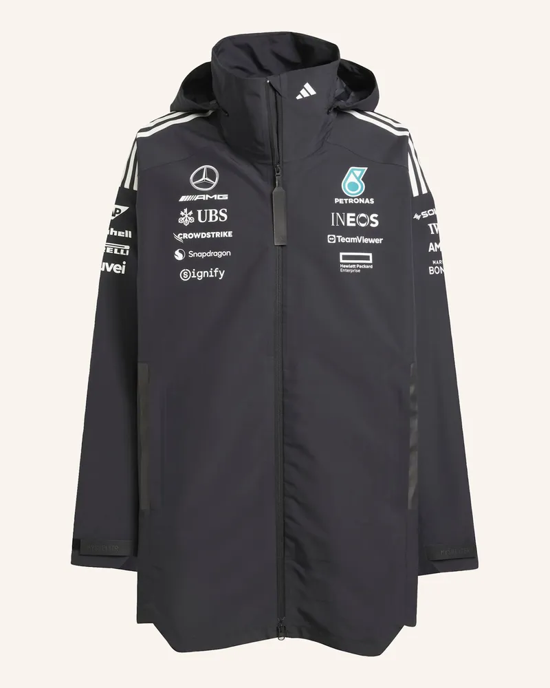 adidas MERCEDES - AMG PETRONAS FORMULA ONE TEAM MYSHELTER JACKE Schwarz