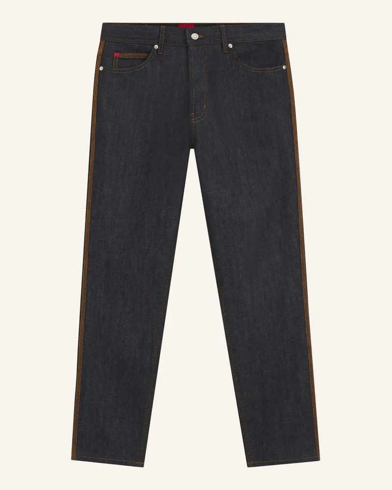 HUGO BOSS Jeans Hugo 634/5 Tapered Fit blau Dunkelblau