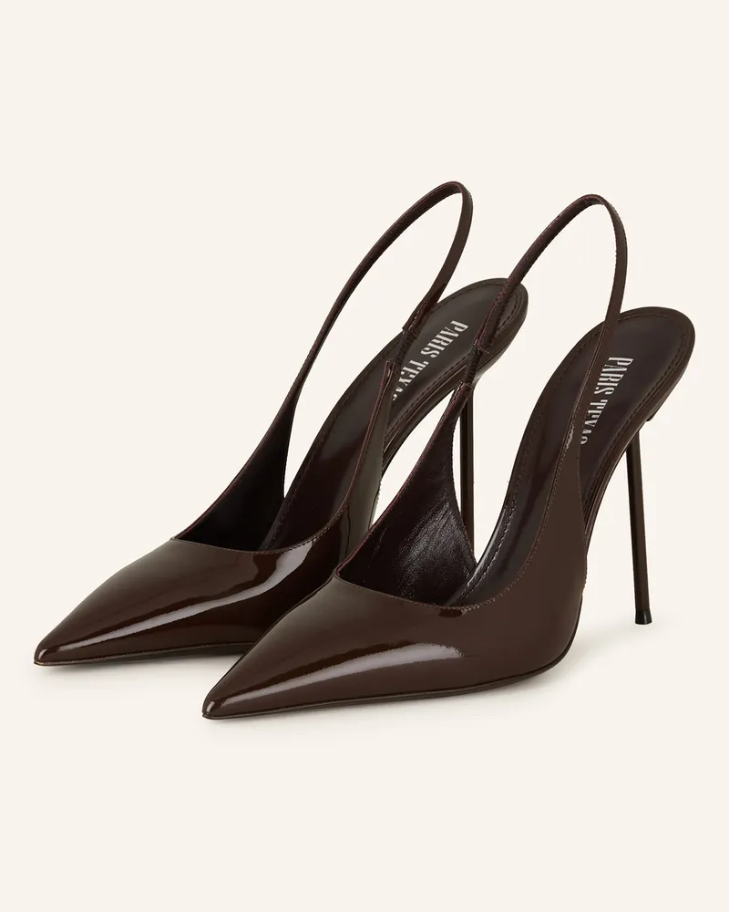 Paris Texas Slingpumps LIDIA Dunkelbraun