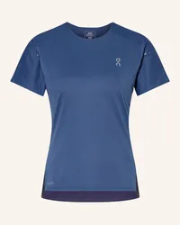 ON Running T-Shirt PERFORMANCE-T Blau