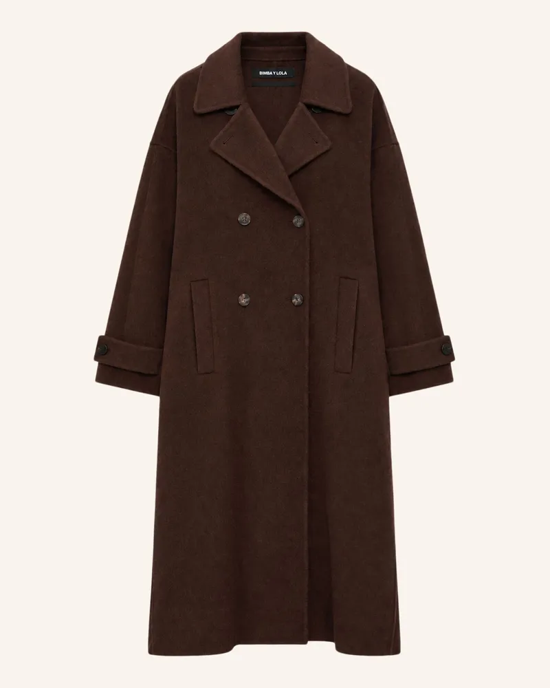 BIMBA Y LOLA Wollmantel schwarz Schwarz