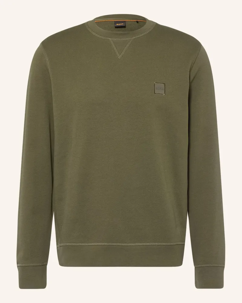 HUGO BOSS Sweatshirt Westart gruen Oliv