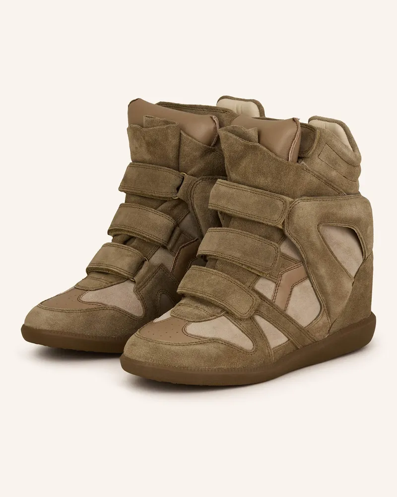 Isabel Marant Hightop-Sneaker BEKETT Oliv