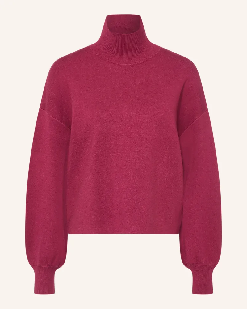 MOSS COPENHAGEN Rollkragenpullover Mschmercy rot Fuchsia