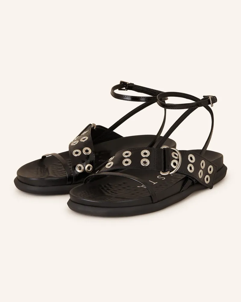 Miista Sandalen ZILDA mit Nieten Schwarz