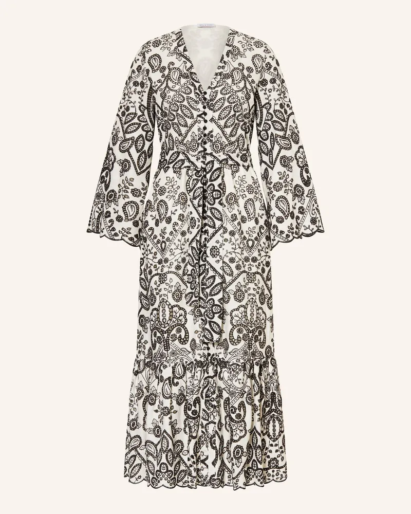 Mrs & HUGS Kleid Aus Lochspitze weiss Schwarz