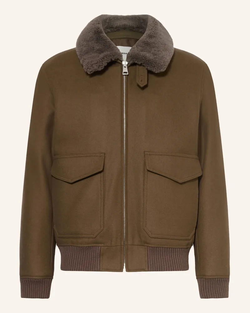 Sandro Blouson gruen Khaki