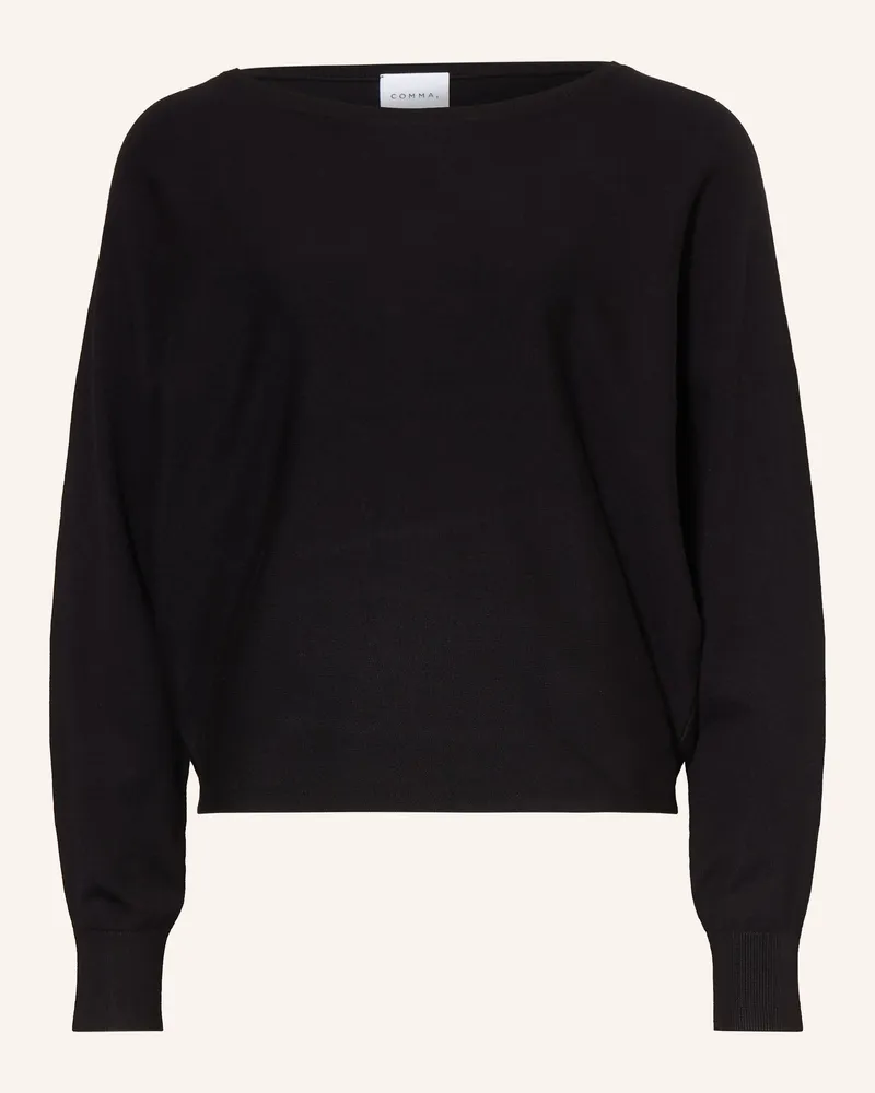 COMMA Pullover schwarz Schwarz