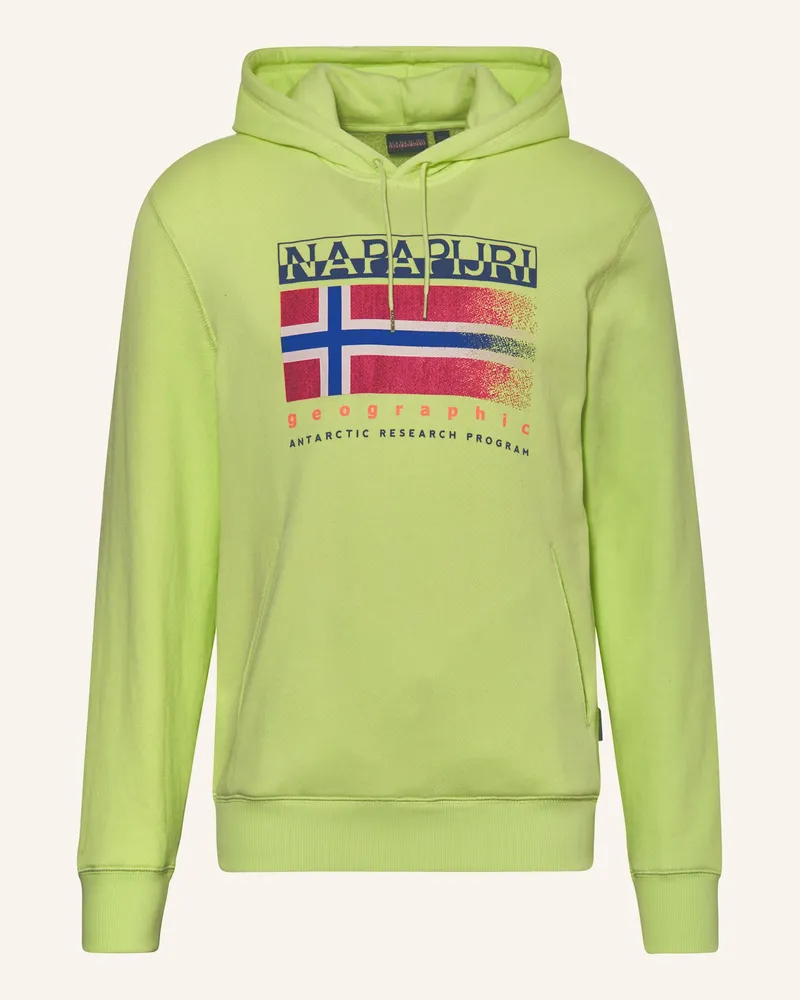 Napapijri Hoodie B-KREIS Neongrün