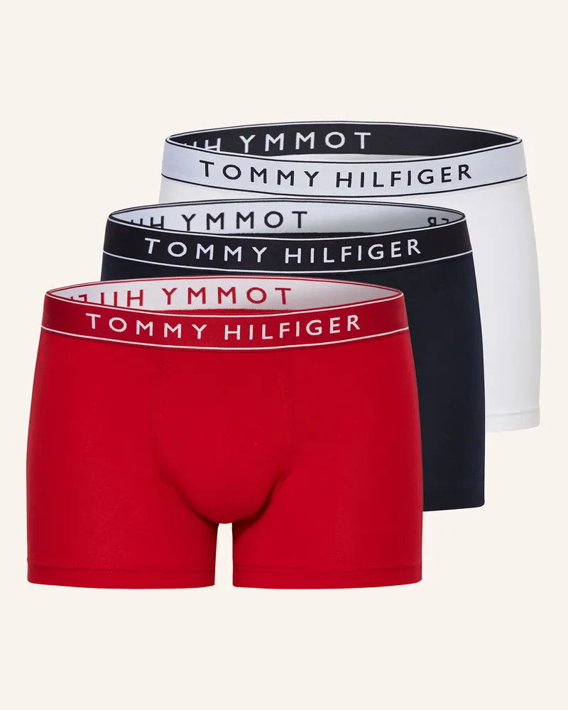 Tommy Hilfiger 3er-Pack Boxershorts Rot