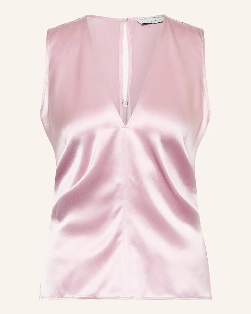 Tiger of Sweden Blusentop AAMU aus Satin Rosé