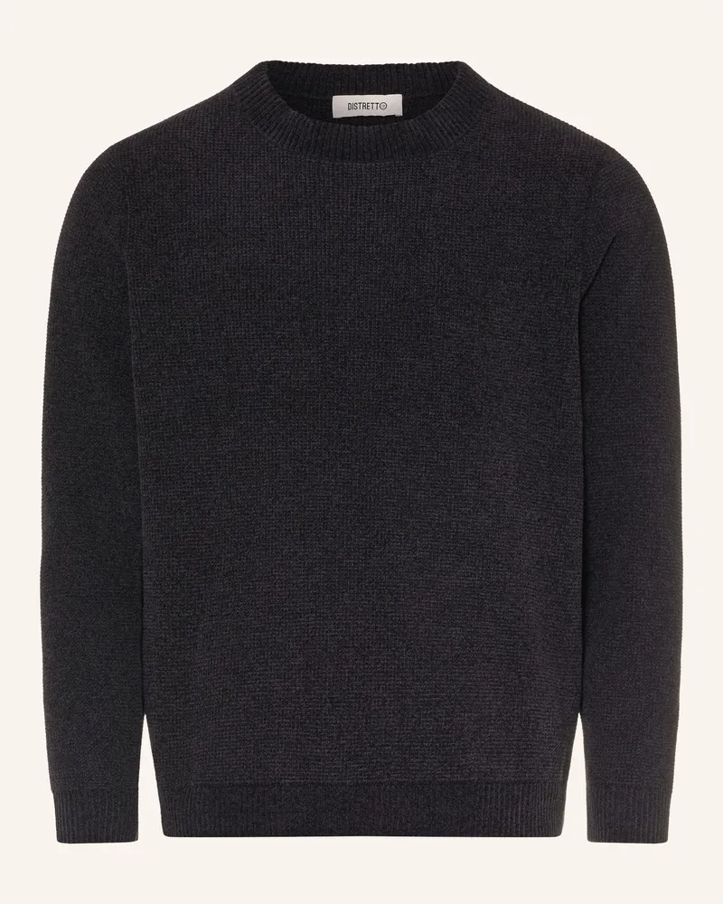 DISTRETTO12 Pullover blau Dunkelblau