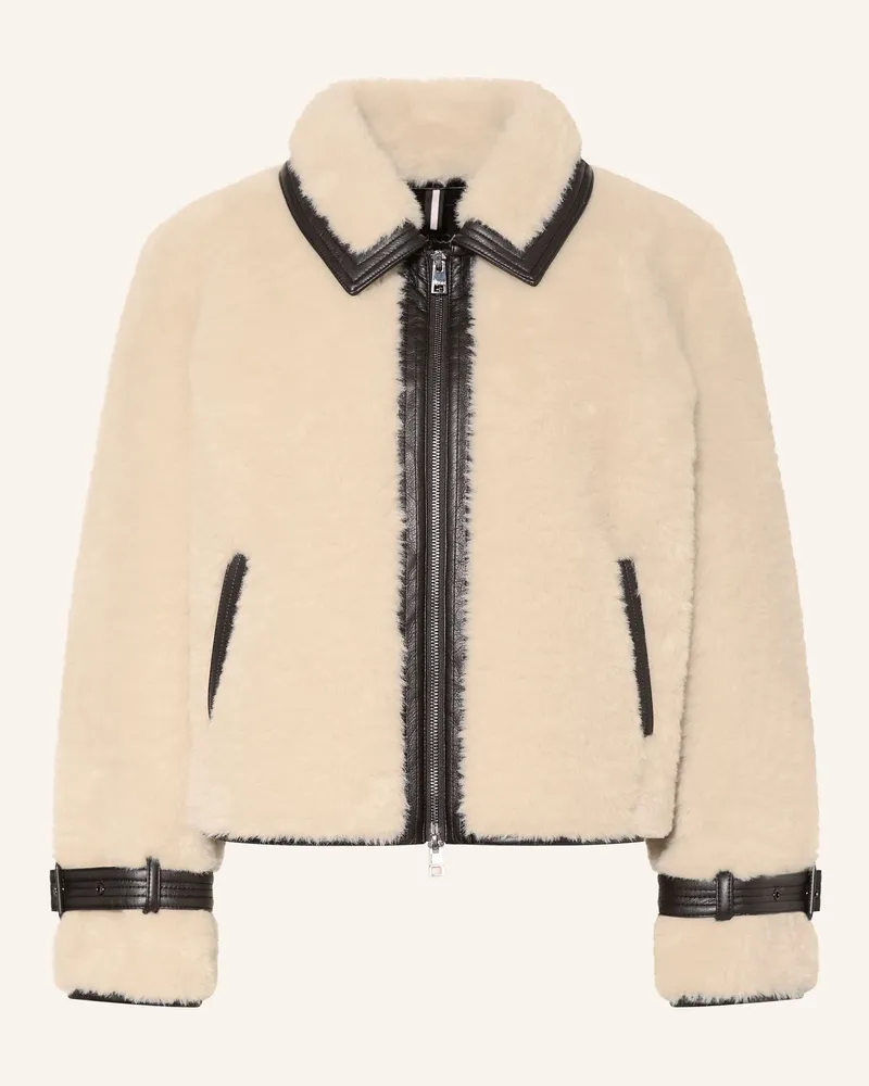 Marc Cain Kunstfell-Jacke weiss 112