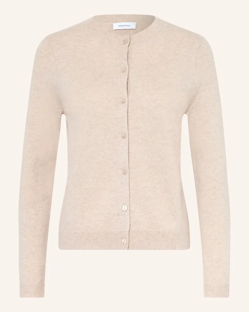 Darling Harbour Strickjacke Aus Cashmere beige Pebble