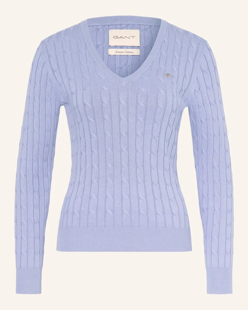 Gant Pullover lila Hellblau