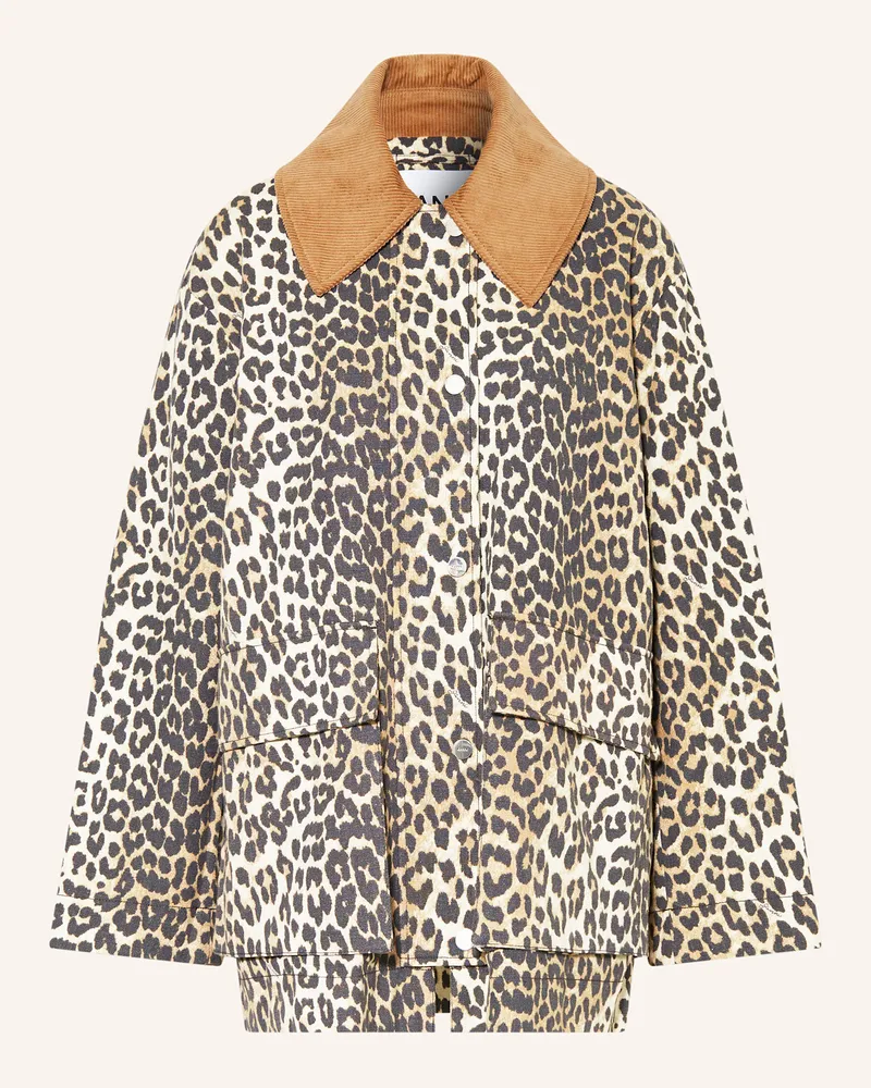 Ganni Jacke Hellbraun